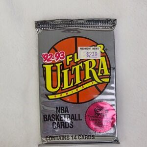 1992-93 Fleer Ultra Series 1 NBA Basketball Cards Sealed Pack 14 Cards Pippen